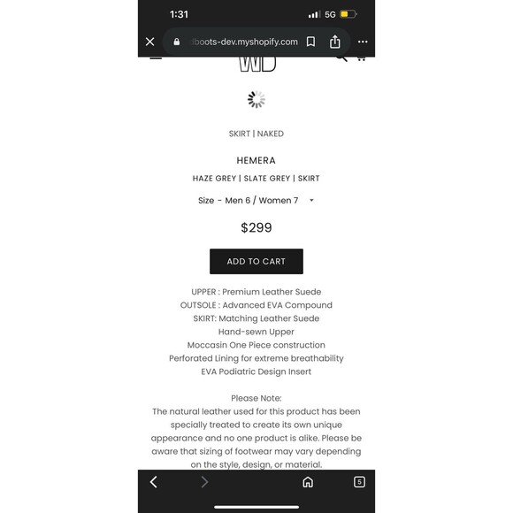 WORLD BOOTS Sz 6 Mens Moccasins 100% Leather Suede Hemera Skirt Style Light Blue - Picture 6 of 16